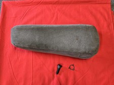92 96 Ford Truck Capt Bucket Seat Passenger Side Arm Rest Gray Cloth Cover