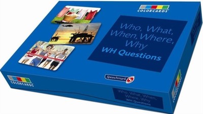 Who, What, When, Where Colorcards -Interrogative by Speechmark CARDS / POSTCARDS