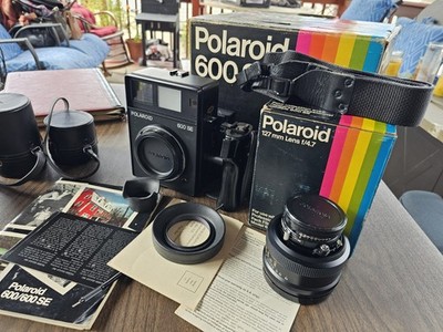 Polaroid 600SE Instant Film Camera Mamiya 127mm f/4.7 From CHICAGO