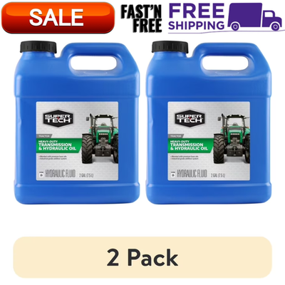 #ad #ad 2 pack Super Tech Heavy Duty Tractor Hydraulic amp; Transmission Fluid 2 Gallons $55.96