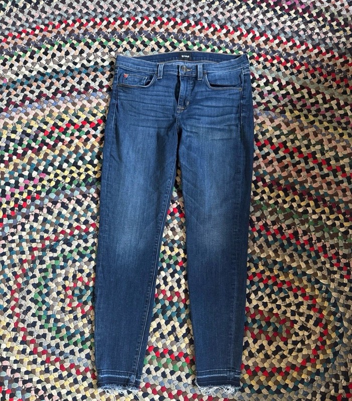 Hudson Krista Super Skinny Jeans Women's Sz 29 Released Hem Denim