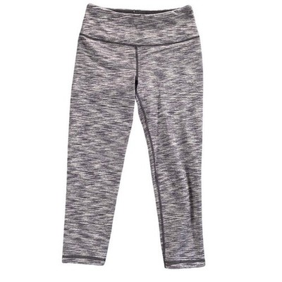 Victoria Sport Knockout Capri Leggings Grey Space Dye High Rise Womens Small