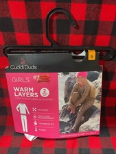 New Cuddl Duds Girls Size Small 6/6x Comfortech Stretch Poly White