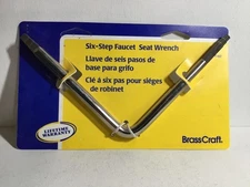 BASS CRAFT SIX-STEP FAUCET SEAT WRENCH MODEL T157
