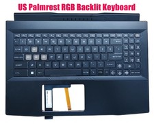 US Palmrest RGB Keyboard for MSI Katana 15 B12VGK/B12VFK/B12VEK/B12UDXK/B12UCXK