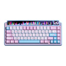 x Aula AMG65 Mechanical Gaming Keyboard w/Dual Screen, 65 Wireless Small Cus...