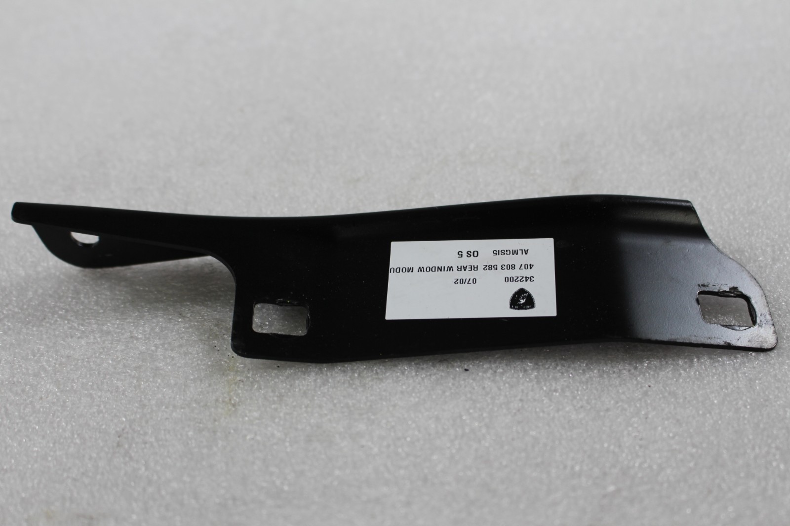 Lamborghini Gallardo Spyder, RH, Back Glass Bracket, Used, P/N 407803582