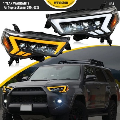 LED Headlight Fit For Toyota 4Runner 2014-2022 Head Lamps Assembly Sequential