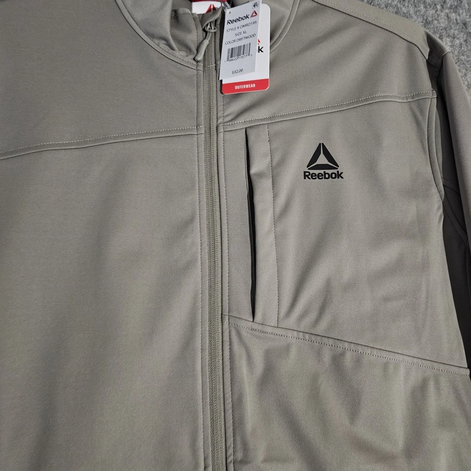 Reebok Jacket Mens XL Softshell Full Zip Lightweight Outdoors OMRD195 - Image 2 of 4