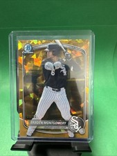2025 Bowman Chrome Draft Sapphire Braden Montgomery #BDC-18 Gold /50 (RC)