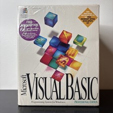 Microsoft Visual Basic for Windows - Professional Edition - Vintage - New/READ