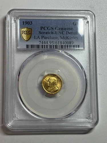 1903 McKinley Gold Dollar — photo from the most recent tracked eBay sale