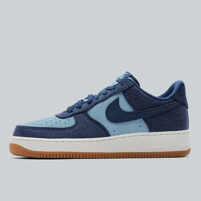 Nike Air Force 1 Low LV8 Denim in Blau und Weiß alle Größen Limited Stock