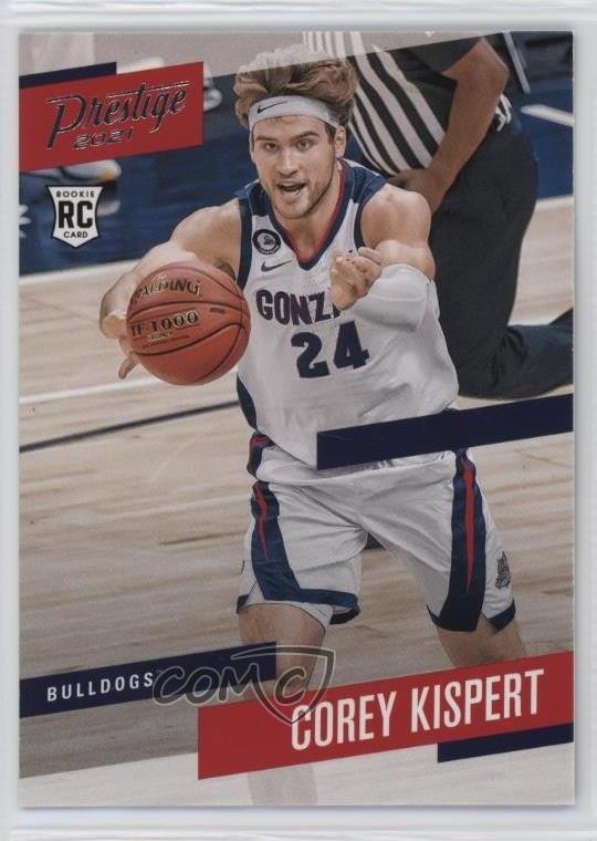 2021-22 Panini Chronicles Draft Picks Prestige Corey Kispert #376 Rookie RC 11p7