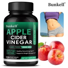 Apple Cider Vinegar Supplement,Boost Mebolism,Weight Loss Support,120 Caps