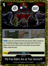 The Five Elders Are at Your Service!!! Foil R Carrying On His Will OP13-096 NM