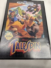 Disney's TaleSpin (Sega Genesis, 1992) Case - Tested, Working, No Manual