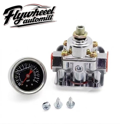 #ad 12 804 Low Fuel Pressure Regulator Gauge Fit for Carburetor Carb Quick Fuel USA $31.78