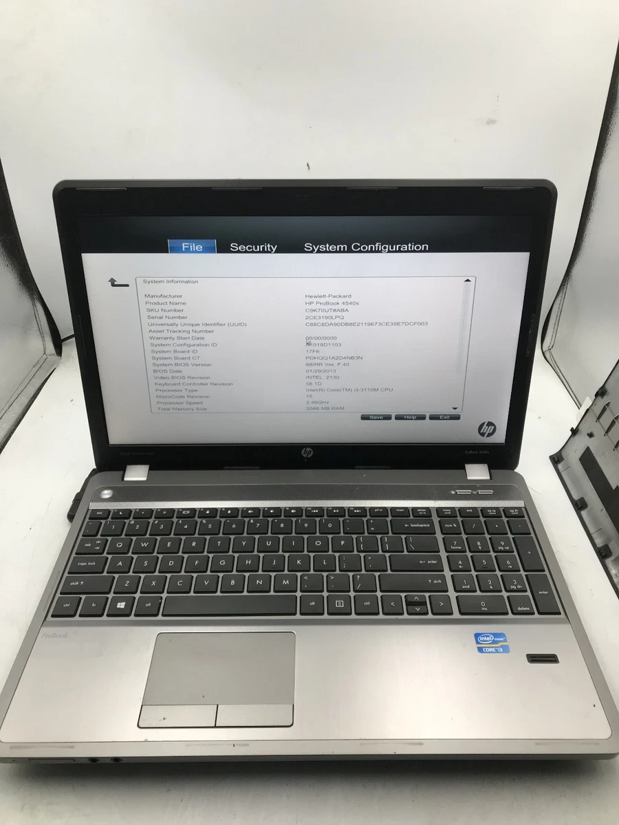 Hp Probook 4540s for sale | eBay