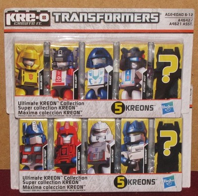 Transformers Kre-O Ultimate Kreon Collection 2 Packs A4641 A4642 10 Kreons