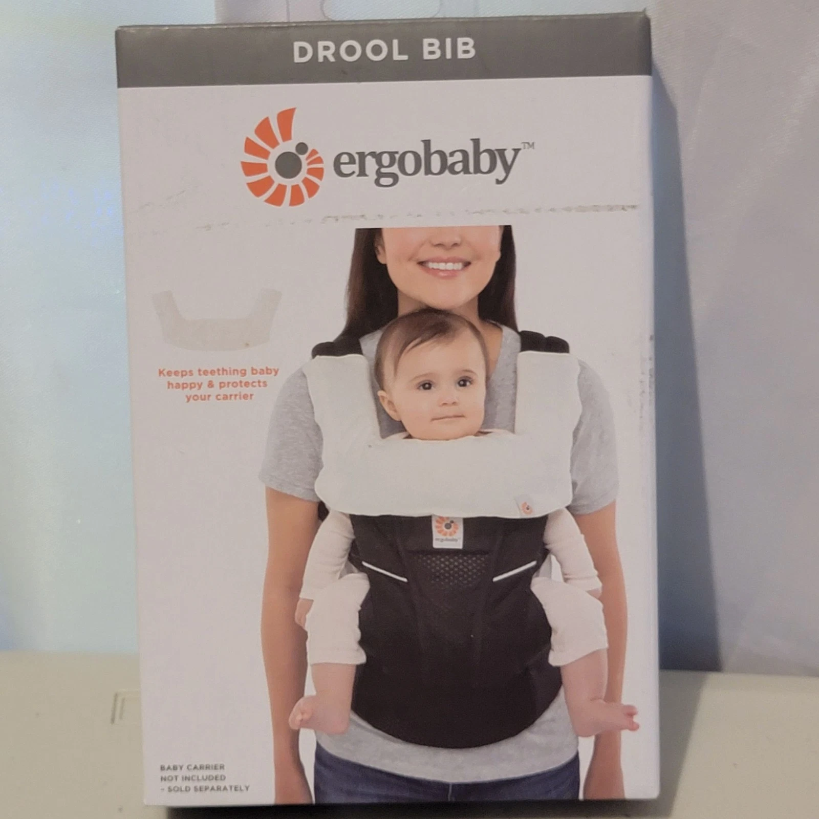 Ergobaby Drool Bib Baby White Cotton Absorbent Teething Bib Carrier Protector
Opens in a new window