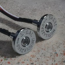 50 Cal Bullet Brake Tail Lights For Custom Harley Motorcycle Chopper