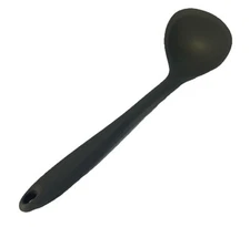 Silicone Soup Spoon Ladle Kitchen Serving Utensil for Cooking Baking Dining Tool