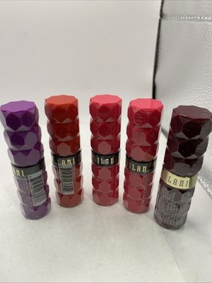 5PC Milani Color Fetish Shine Lipstick SET ~ 0.1 OZ EACH ~ SEALED ~FAST SHIPPING