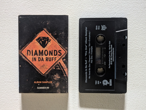 DIAMONDS IN DA RUFF Fire One Album PROMO 1999 Cassette Tape Jay-Z Mobb ...