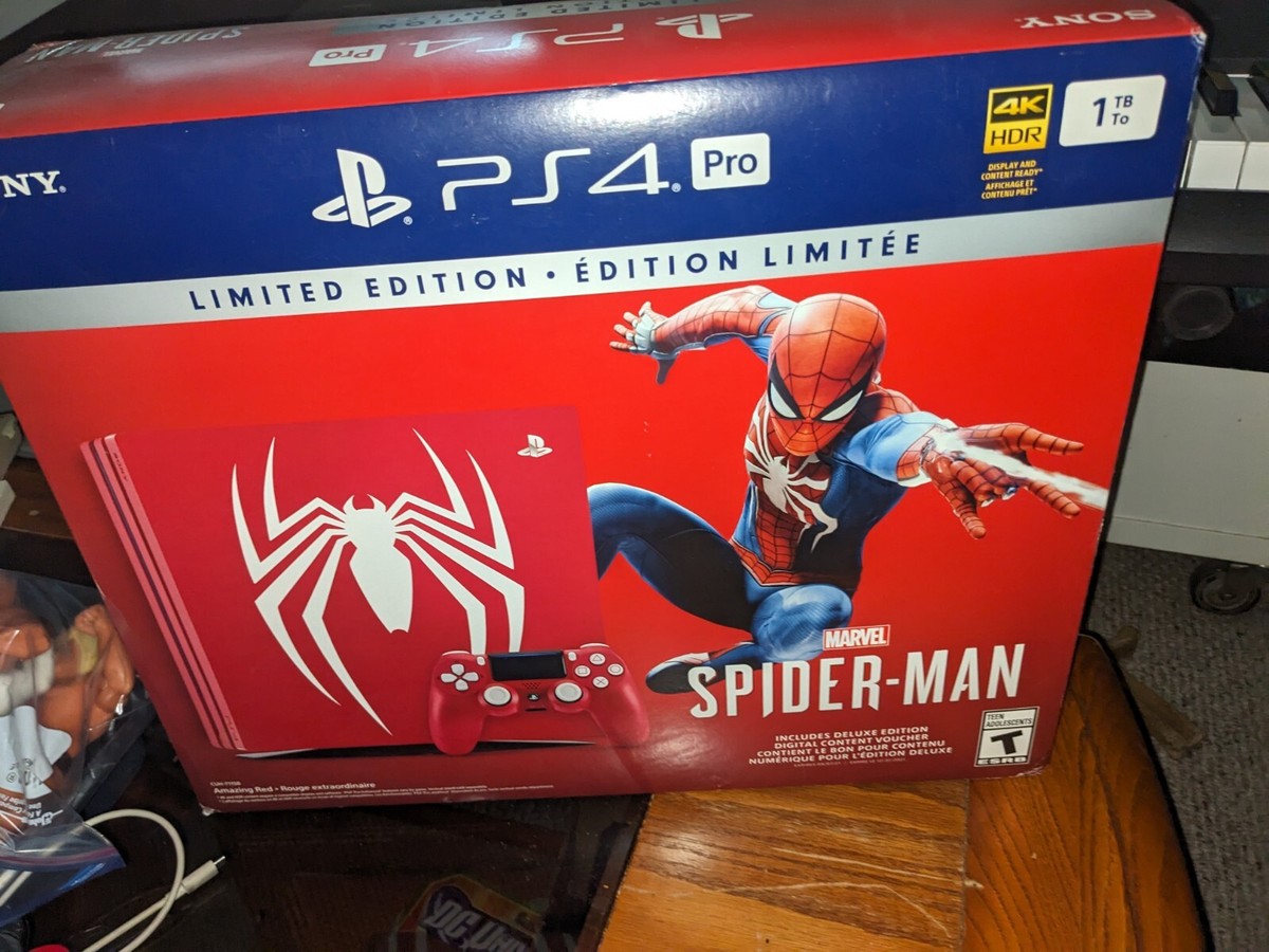 PlayStation 4 Marvel Spider-Man PS4 Pro 1TB Limited Edition