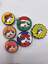 6pc Buc-ee's Shoe Charm Collection! Texas, Christmas, Spurs, Original Bucees.