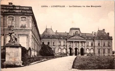 Lunéville France Château Castle seen from the Groves Vintage Postcard      16222