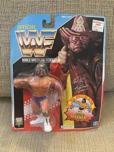 1991 Hasbro WWF MACHO MAN RANDY SAVAGE Figure Seal...