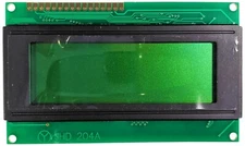 20x4 Dot Matrix LCD Module with Driver & Controller, Measures 98x60x9.5mm