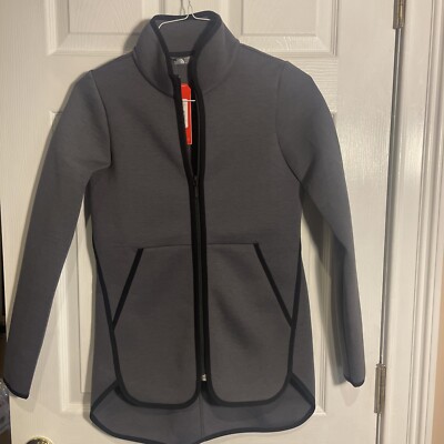 North Face Womens XS Thermal Full Zip Gray Jacket Neo 3D Hi-Low