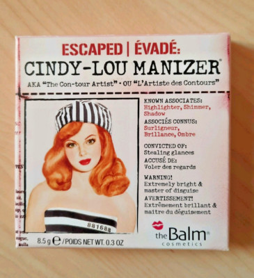 The Balm Cindy-Lou Manizer 8,5 g Highlighter Shimmer Rouge Lidschatten NEU / OVP