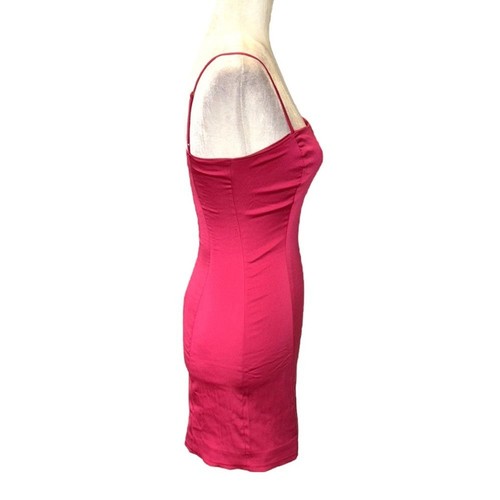 LN Aritzia Sunday Best Pink Shimmer Satin Mini Dress - 2 - Picture 6 of 16