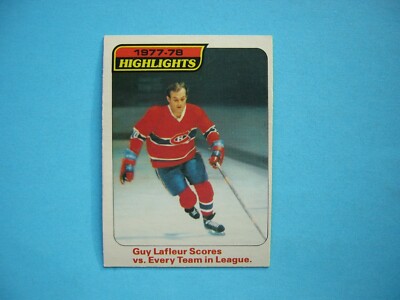 1978/79 O-PEE-CHEE NHL HOCKEY CARD #3 GUY LAFLEUR RB EX/NM NM