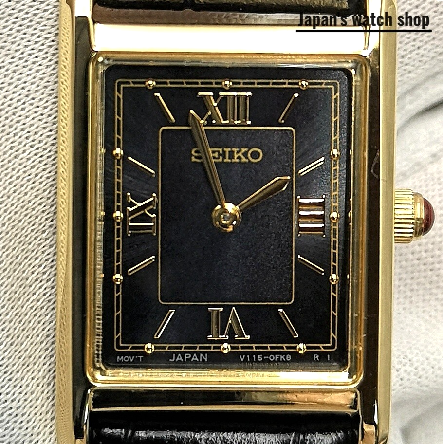 SEIKO SELECTION Nano Universe STPR070 Black Gold Solar Women's