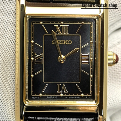 SEIKO SELECTION Nano Universe STPR070 Black Gold Solar Women's