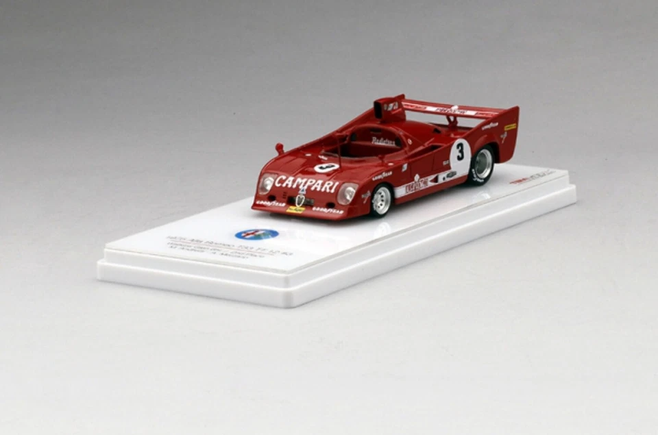 True Scale 1/43 ALFA ROMEO T33 TT12 #3 M.ANDRETTI A.MERZARIO WATKINS GLEN 1975 - Immagine 4 di 4