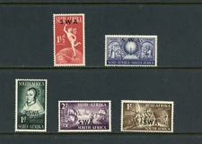 R2801   Southwest Africa  1949/52   MNH selection   5v.