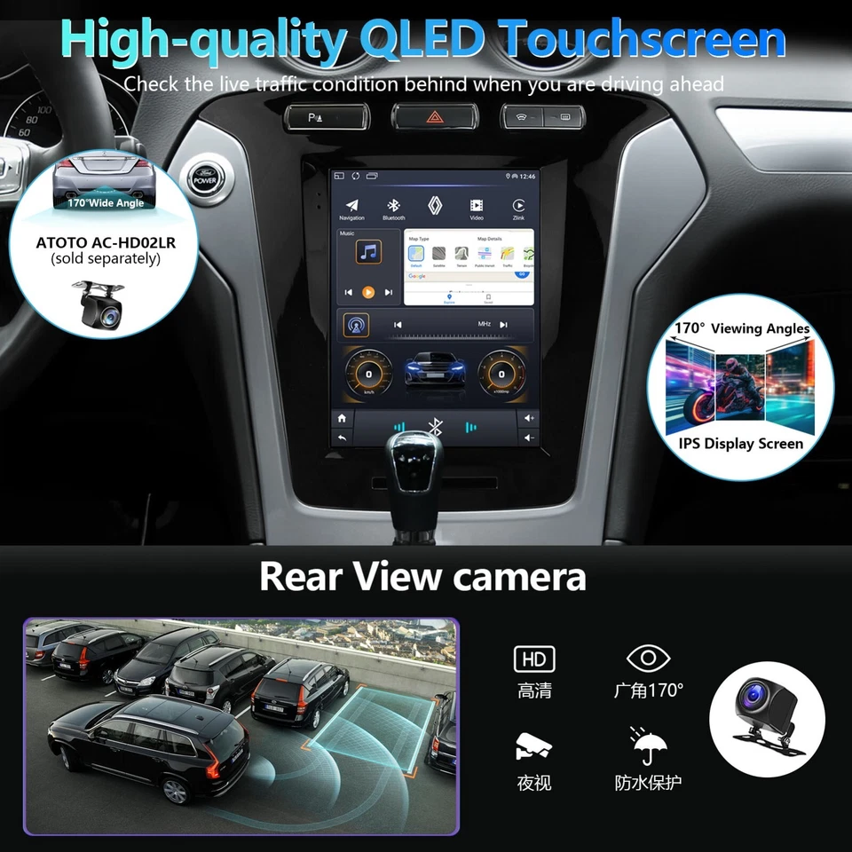 For 2011-2013 Ford Mondeo MK4 Galaxy 9.7inch Android 13 Carplay Radio GPS Stereo - Image 2 of 4
