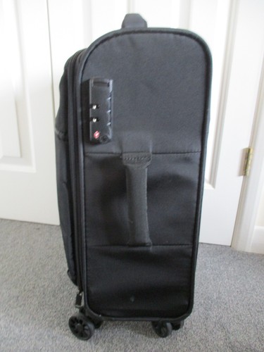 It Luggage - Black, Soft Shell, Lightweight, Small, Telescopic Handle Suitcase - Picture 5 of 14