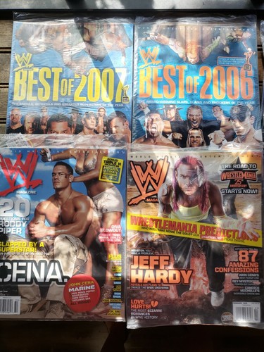 Menge 13x Vintage Vintage Vintage WWE ECW Magazin 2004-2009 am meisten versiegelt mit Poster/unbenutzt - Bild 6 von 8