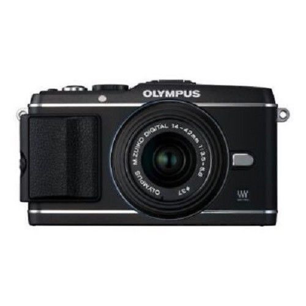 USED Olympus E-P3 12.3 MP with 14-42mm Black Excellent FREE