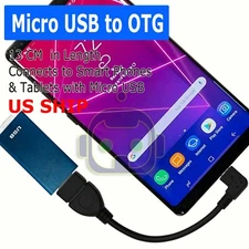 Durable Micro 90º USB OTG Host Cable Adapter Male 2.0 Female For Android Tablet