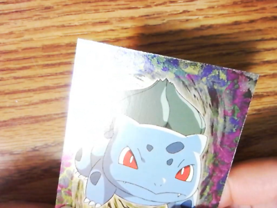 Painted Trading Card PRINT Bulbasaur 