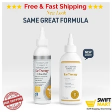 Cat Dog Ear Drops Infection Antibiotic Treatment Medicine Yeast Fungus Itching