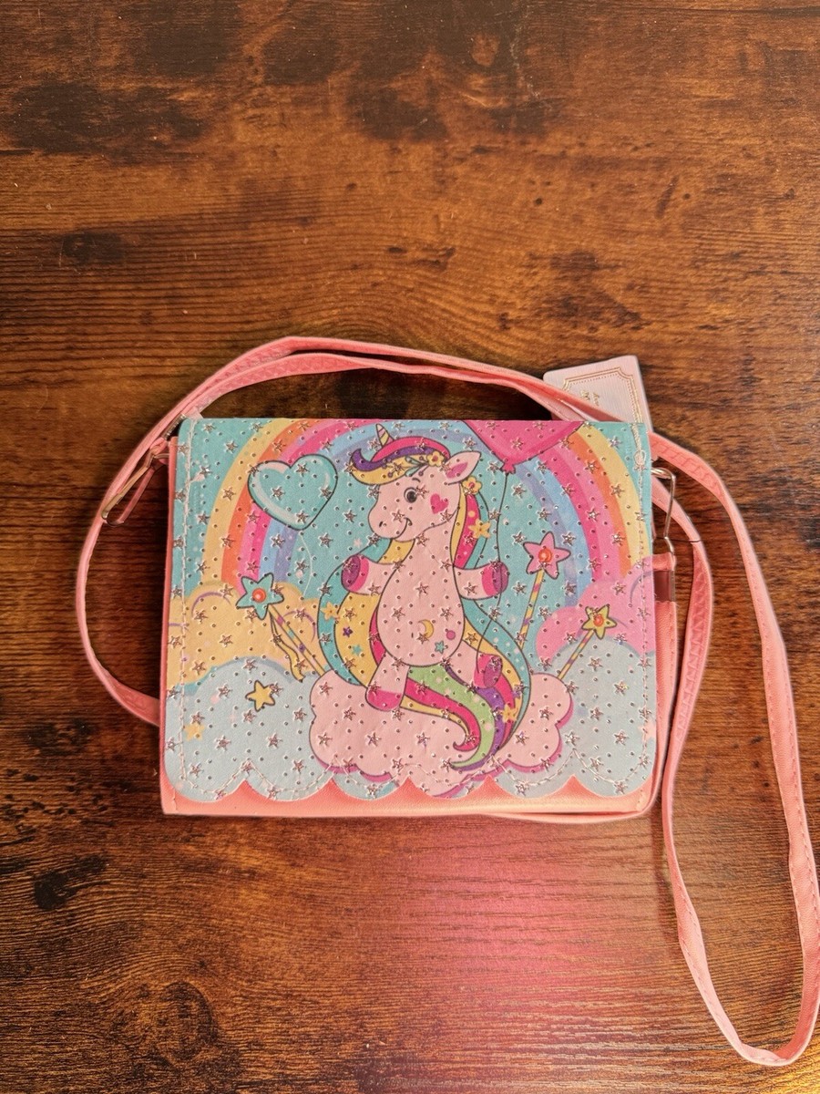 Chloe Accessory Pink Unicorn Purse With Diamond Sparkles | eBay